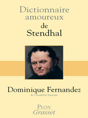cover image of Dictionnaire amoureux de Stendhal